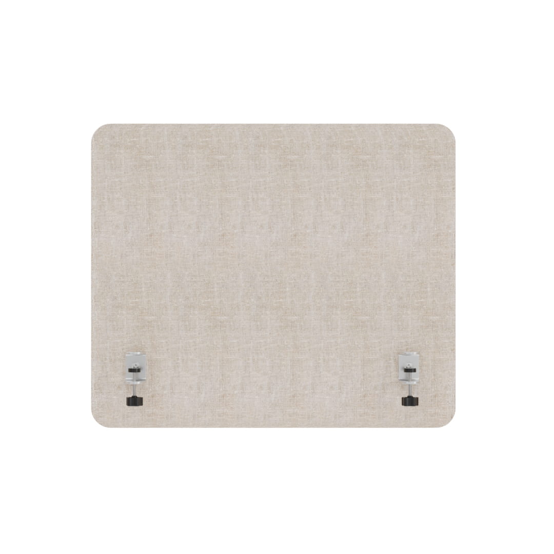 Akustische Seitentrennwände Beige